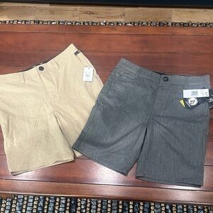 Volcom Charcoal Heather Shorts - Gray